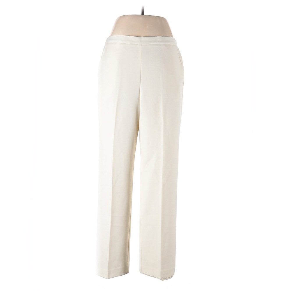 Alfred Dunner Women’s Pants | Ivory Cream Trousers | Size 12 | NWT